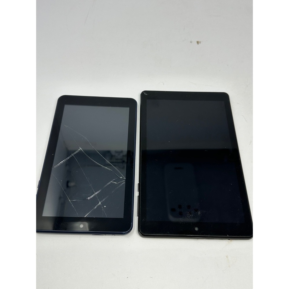 Bundle of 2 ONN Tablets Nonworking For Parts Or Repair U6